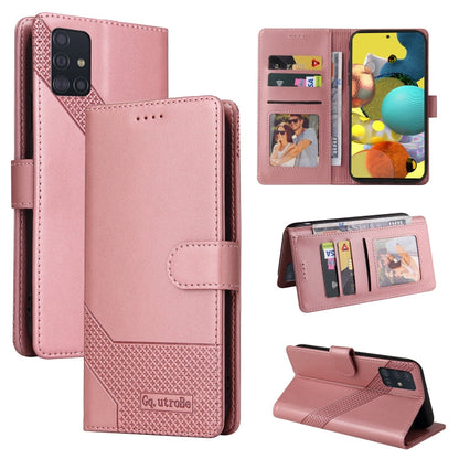 GQUTROBE Skin Feel Magnetic Leather Phone Case, For Samsung Galaxy A50, For Samsung Galaxy A51 4G, For Samsung Galaxy A51 5G, For Samsung Galaxy A52 5G / 4G