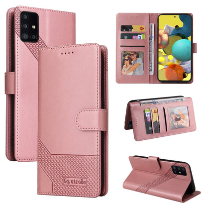 GQUTROBE Skin Feel Magnetic Leather Phone Case, For Samsung Galaxy A50, For Samsung Galaxy A51 4G, For Samsung Galaxy A51 5G, For Samsung Galaxy A52 5G / 4G