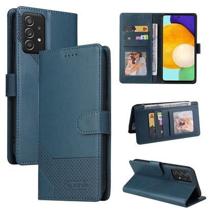 GQUTROBE Skin Feel Magnetic Leather Phone Case, For Samsung Galaxy A50, For Samsung Galaxy A51 4G, For Samsung Galaxy A51 5G, For Samsung Galaxy A52 5G / 4G