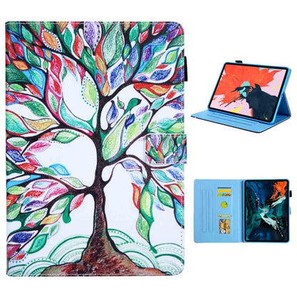 For iPad Pro 11 (2020) & (2018) Painted Pattern Tablet PC Protective Leather Case with Bracket & Card Slot & Photo Holder, Beach, Fantasy Butterfly, Beautiful Bubbles, Never Stop, Beautiful Starry Sky, Two Black Cats, Sparkling Sand, Golden Butterfly  ...