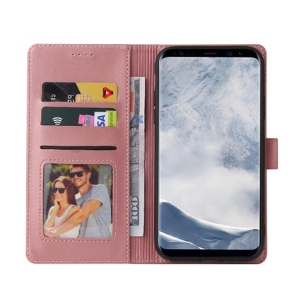 GQUTROBE Skin Feel Magnetic Leather Phone Case, For Samsung Galaxy S8+, For Samsung Galaxy S9, For Samsung Galaxy S9+, For Samsung Galaxy S10
