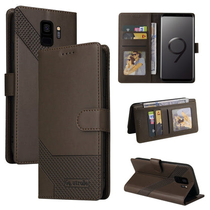 GQUTROBE Skin Feel Magnetic Leather Phone Case, For Samsung Galaxy S8+, For Samsung Galaxy S9, For Samsung Galaxy S9+, For Samsung Galaxy S10