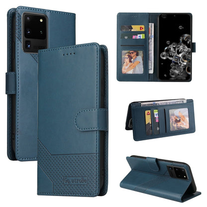 GQUTROBE Skin Feel Magnetic Leather Phone Case, For Samsung Galaxy S10+, For Samsung Galaxy S20, For Samsung Galaxy S20+, For Samsung Galaxy S20 Ultra
