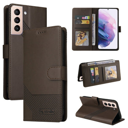 GQUTROBE Skin Feel Magnetic Leather Phone Case, For Samsung Galaxy S21 5G, For Samsung Galaxy S21+ 5G, For Samsung Galaxy S21 Ultra 5G, For Samsung Galaxy S21 FE 5G, For Samsung Galaxy S22 5G