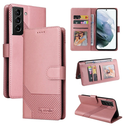 GQUTROBE Skin Feel Magnetic Leather Phone Case, For Samsung Galaxy S21 5G, For Samsung Galaxy S21+ 5G, For Samsung Galaxy S21 Ultra 5G, For Samsung Galaxy S21 FE 5G, For Samsung Galaxy S22 5G