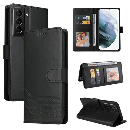 GQUTROBE Skin Feel Magnetic Leather Phone Case, For Samsung Galaxy S21 5G, For Samsung Galaxy S21+ 5G, For Samsung Galaxy S21 Ultra 5G, For Samsung Galaxy S21 FE 5G, For Samsung Galaxy S22 5G