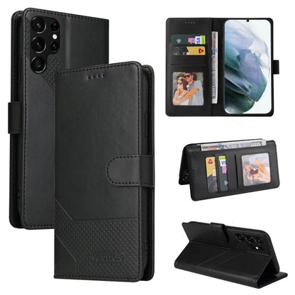 GQUTROBE Skin Feel Magnetic Leather Phone Case, For Samsung Galaxy S22+ 5G, For Samsung Galaxy S22 Ultra 5G, For Samsung Galaxy S20 FE