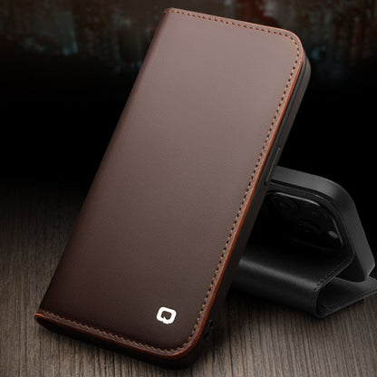 QIALINO Business Horizontal Flip PU Phone Case, For iPhone 14, For iPhone 14 Plus, For iPhone 14 Pro Max