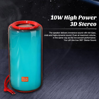 T&G TG639 10W Portable LED Light TWS Wireless Bluetooth Speaker