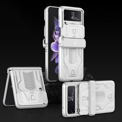 GKK Sliding Camshield Magnetic Armor Flip Phone Case, For Samsung Galaxy Z Flip4