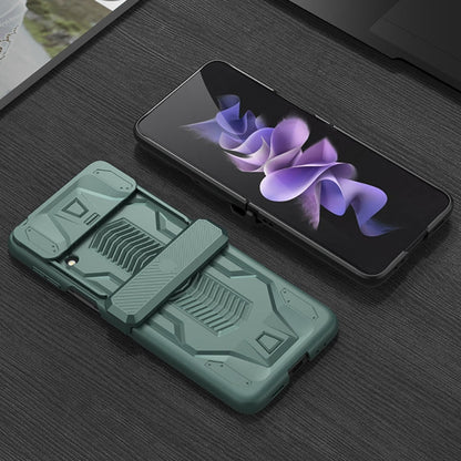 GKK Sliding Camshield Magnetic Armor Flip Phone Case, For Samsung Galaxy Z Flip4