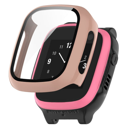 PC + Tempered Film Integrated Protective Watch Case, For Huawei Watch Fit Mini, For Xplora X5 Play Children Watch