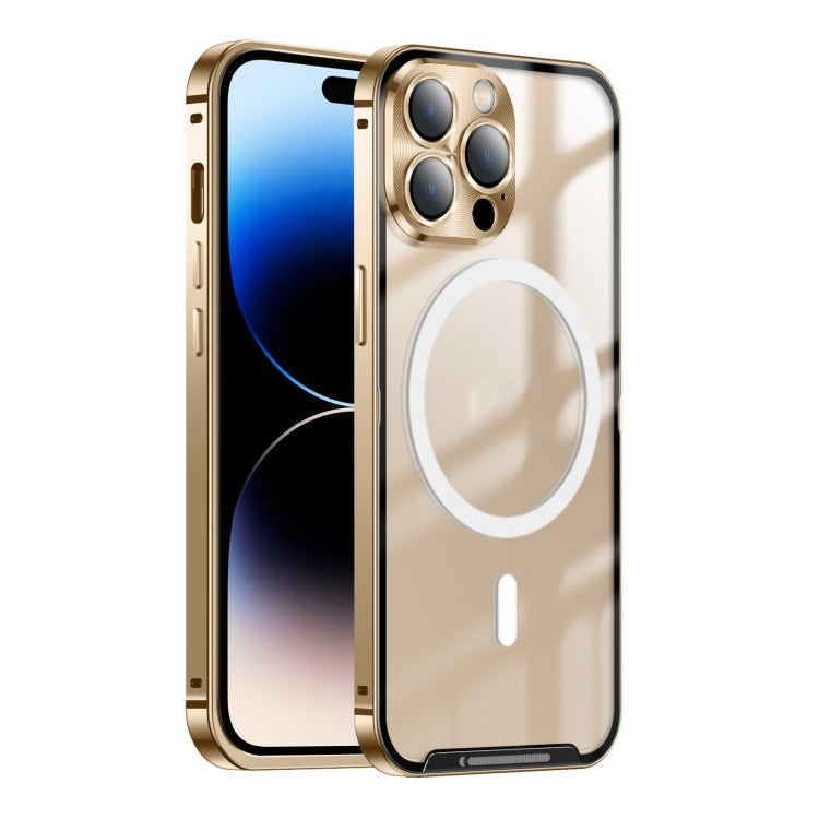 Frosted Metal Phone Case with Magnetic, For iPhone 13 Pro Max, For iPhone 14, For iPhone 14 Plus, For iPhone 14 Pro, For iPhone 14 Pro Max