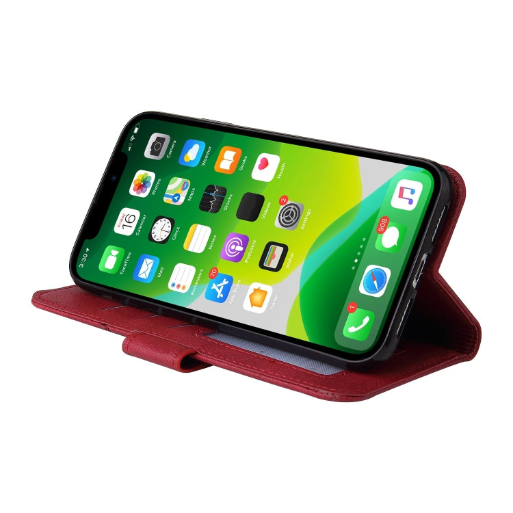 GQUTROBE Right Angle Leather Phone Case, For iPhone 13, For iPhone 13 mini, For iPhone 13 Pro, For iPhone 13 Pro Max