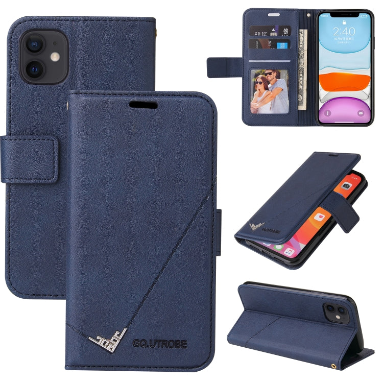 GQUTROBE Right Angle Leather Phone Case, For iPhone 11 Pro, For iPhone 11 Pro Max, For iPhone X / XS, For iPhone XR
