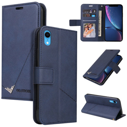 GQUTROBE Right Angle Leather Phone Case, For iPhone 11 Pro, For iPhone 11 Pro Max, For iPhone X / XS, For iPhone XR