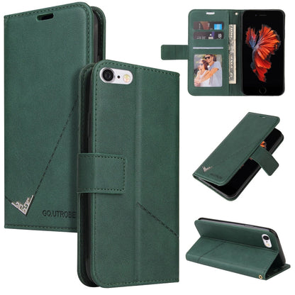 GQUTROBE Right Angle Leather Phone Case, For iPhone XS Max, For iPhone 7 Plus / 8 Plus, For iPhone 6 Plus / 6s Plus, For iPhone 6 / 6S