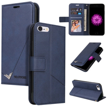 GQUTROBE Right Angle Leather Phone Case, For iPhone XS Max, For iPhone 7 Plus / 8 Plus, For iPhone 6 Plus / 6s Plus, For iPhone 6 / 6S