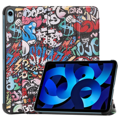 Custer Painted Leather Tablet Case with Holder, For  iPad 2025 / 2022