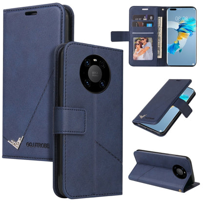 GQUTROBE Right Angle Leather Phone Case, For Huawei nova 7 SE, For Huawei Mate 40, For Huawei Mate 40 Lite, For Huawei Mate 40 Pro