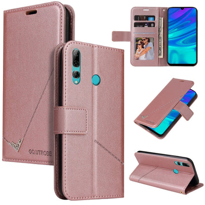GQUTROBE Right Angle Leather Phone Case, For Huawei P30 Pro, For Huawei P20 Lite, For Huawei P20 Pro, For Huawei Y7p