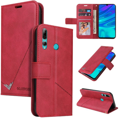 GQUTROBE Right Angle Leather Phone Case, For Huawei Enjoy 9s, For Huawei Y6 2019