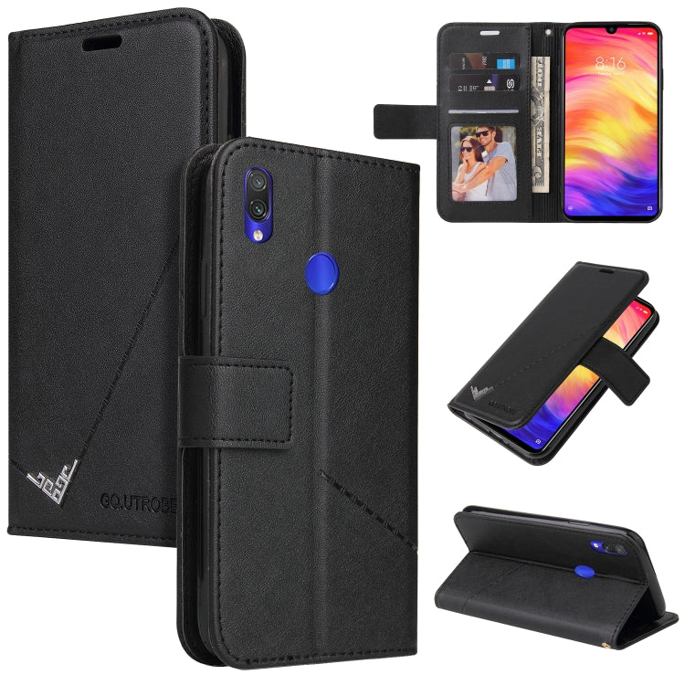 GQUTROBE Right Angle Leather Phone Case, For Huawei Enjoy 9s, For Huawei Y6 2019