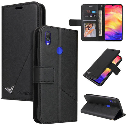 GQUTROBE Right Angle Leather Phone Case, For Huawei Enjoy 9s, For Huawei Y6 2019