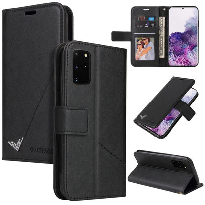 GQUTROBE Right Angle Leather Phone Case, For Samsung Galaxy S22+ 5G, For Samsung Galaxy S22 Ultra 5G, For Samsung Galaxy S20, For Samsung Galaxy S20+