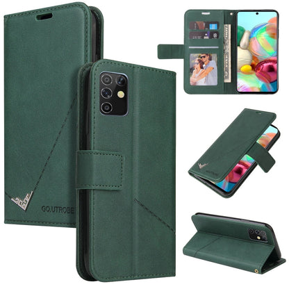GQUTROBE Right Angle Leather Phone Case, For Samsung Galaxy A21s, For Samsung Galaxy Note10 Lite / A81, For Samsung Galaxy A71, For Samsung Galaxy A51
