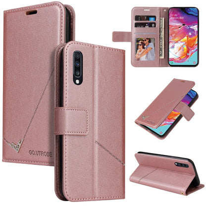 GQUTROBE Right Angle Leather Phone Case, For Samsung Galaxy A70, For Samsung Galaxy A50, For Samsung Galaxy A40, For Samsung Galaxy A20 / 30