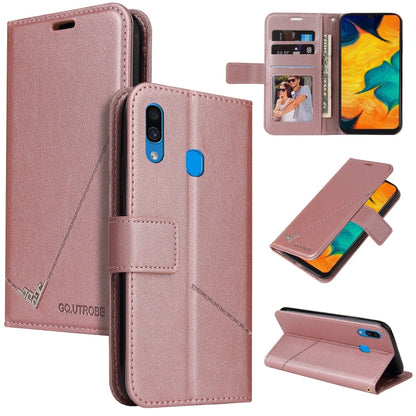GQUTROBE Right Angle Leather Phone Case, For Samsung Galaxy A70, For Samsung Galaxy A50, For Samsung Galaxy A40, For Samsung Galaxy A20 / 30