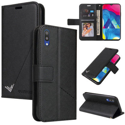 GQUTROBE Right Angle Leather Phone Case, For Samsung Galaxy A20e, For Samsung Galaxy A20s, For Samsung Galaxy A10s, For Samsung Galaxy A10 / M10