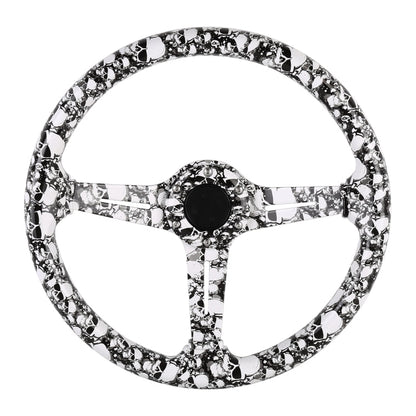 35cm Car Racing Graffiti ABS Steering Wheel