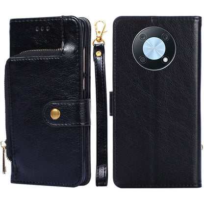 Zipper Bag Leather Phone Case, For OnePlus Ace Pro 5G, For Xiaomi Redmi K50 Ultra/Xiaomi 12T/Xiaomi 12T Pro, For Asus Zenfone 9, For Huawei nova Y90 4G
