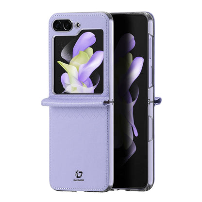 DUX DUCIS Bril Series PU + TPU Phone Case, For Samsung Galaxy Z Flip5 5G