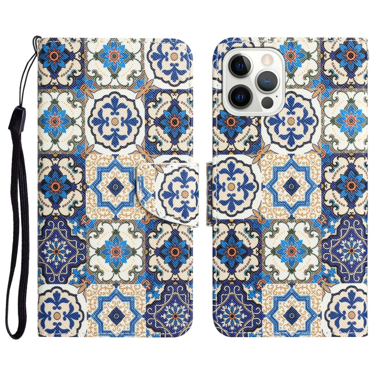 Colored Drawing Leather Phone Case, For iPhone 12 Pro Max