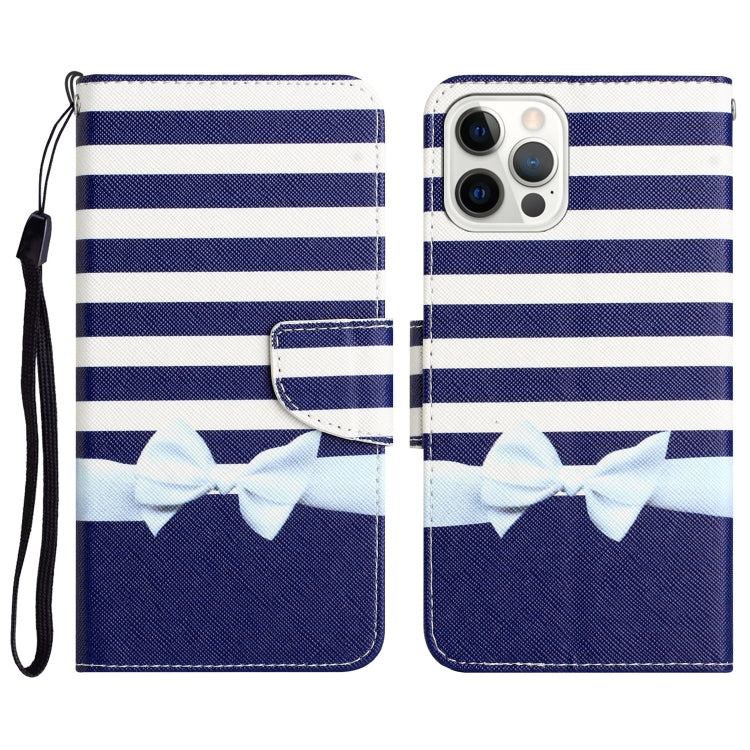 Colored Drawing Leather Phone Case, For iPhone 12 Pro Max