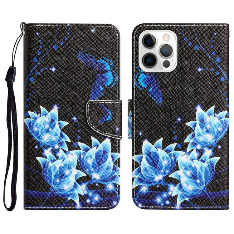 Colored Drawing Leather Phone Case, For iPhone 12 Pro Max