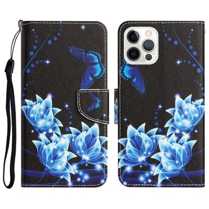 Colored Drawing Leather Phone Case, For iPhone 12 Pro Max