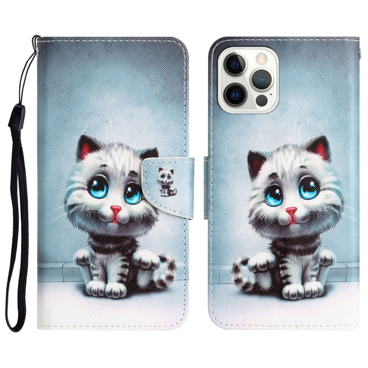Colored Drawing Leather Phone Case, For iPhone 12 Pro Max