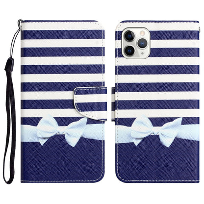 Colored Drawing Leather Phone Case, For iPhone 11 Pro