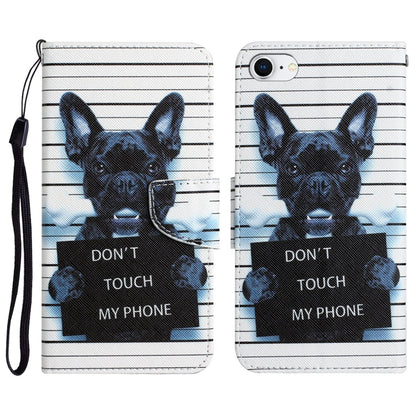 Colored Drawing Leather Phone Case, For iPhone 7 / 8