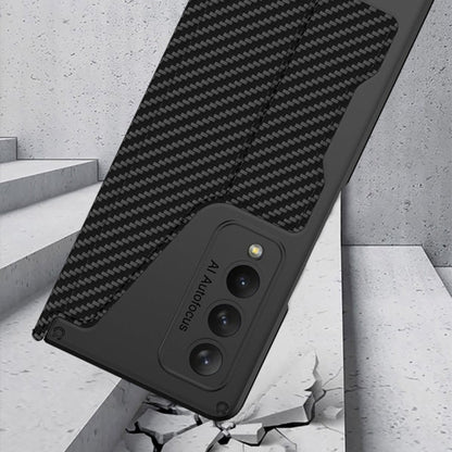 GKK Armor Flip Leather Phone Case with Pen Slots, For Samsung Galaxy Z Fold4