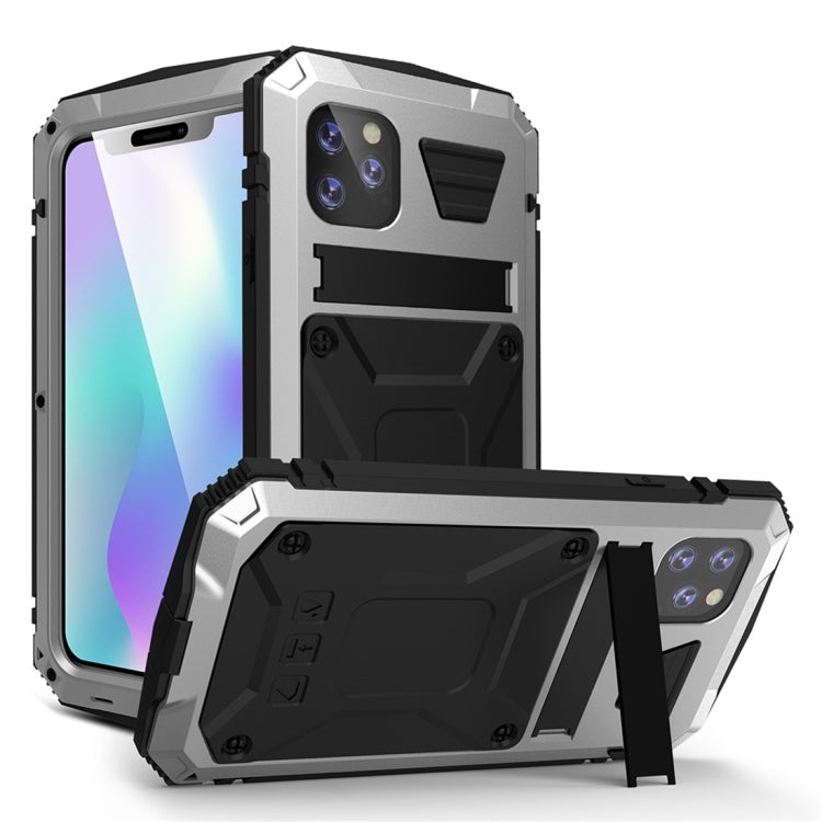Shockproof Waterproof Dust-proof Metal + Silicone Protective Case with Holder, For iPhone 11, For iPhone 11 Pro, For iPhone 11 Pro Max, For iPhone XS Max, For Galaxy S20 Ultra