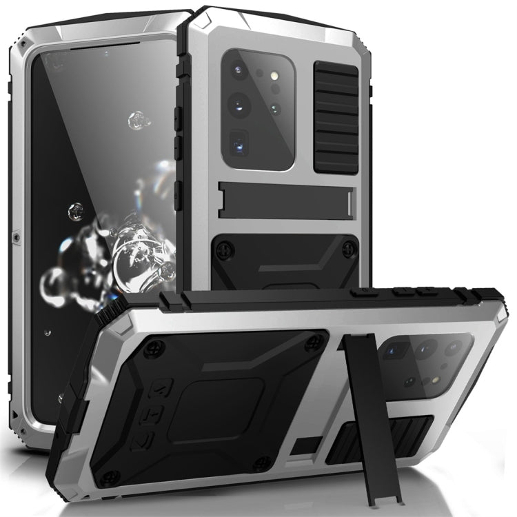 Shockproof Waterproof Dust-proof Metal + Silicone Protective Case with Holder, For iPhone 11, For iPhone 11 Pro, For iPhone 11 Pro Max, For iPhone XS Max, For Galaxy S20 Ultra