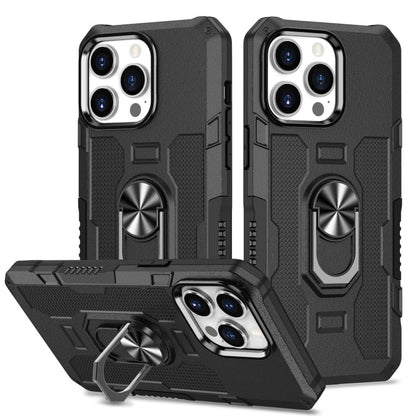Ring Holder Armor Hybrid Phone Case, For iPhone 14, For iPhone 14 Plus, For iPhone 14 Pro, For iPhone 14 Pro Max