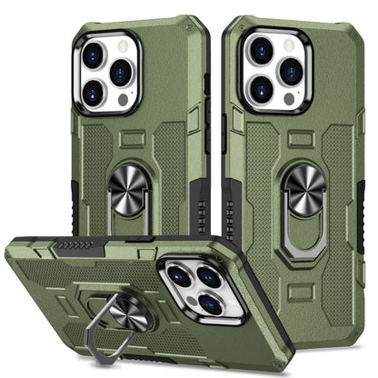 Ring Holder Armor Hybrid Phone Case, For iPhone 14, For iPhone 14 Plus, For iPhone 14 Pro, For iPhone 14 Pro Max