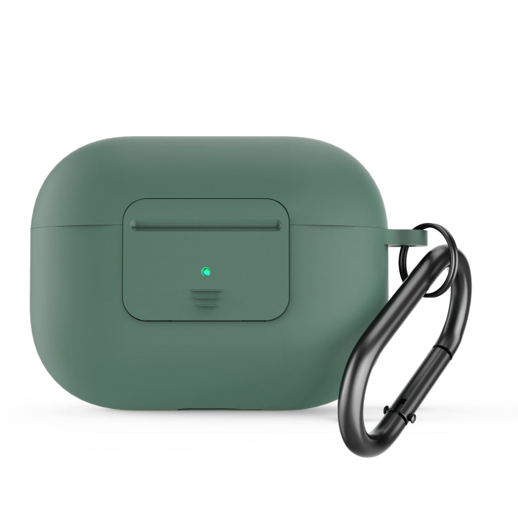 Earphone Silicone PC Protective Case with Switch Button and Buckle, For AirPods Pro 2