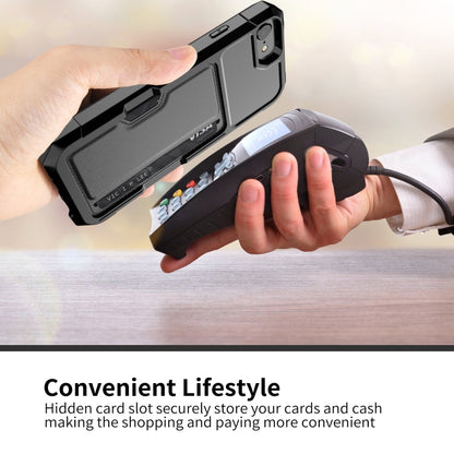 ZM02 Card Slot Holder Phone Case, For iPhone SE 2022 / SE 2020 / 8 / 7, For iPhone 8 Plus / 7 Plus, For iPhone XS / X, For iPhone XR, For iPhone XS Max, For iPhone 11, For iPhone 11 Pro, For iPhone 11 Pro Max